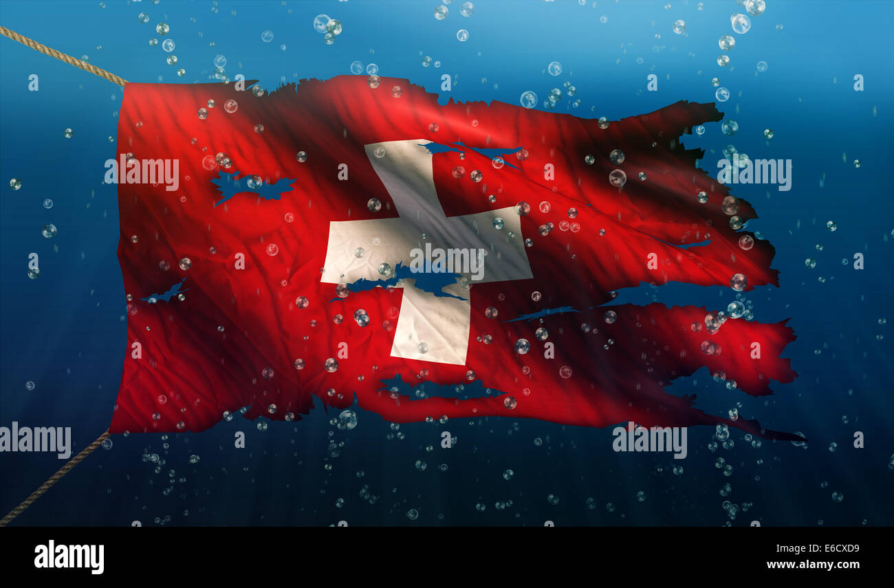 La Suisse des médias ? Un drapeau déchiré